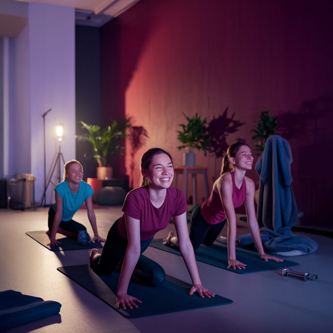 Partner Yoga Connection and Fun for Teens