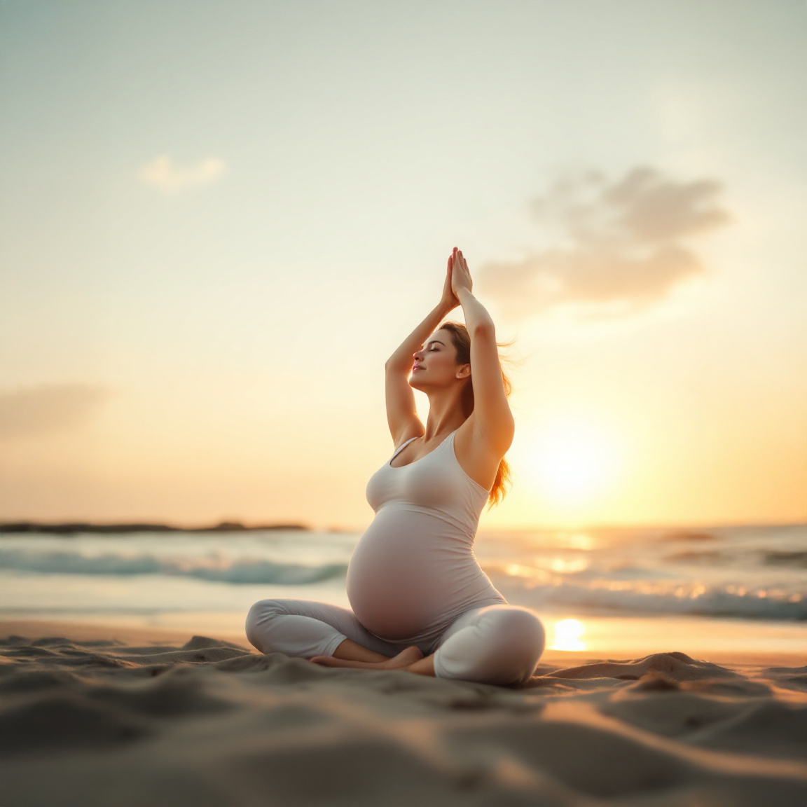 Prenatal Yoga with Affirmations Positive Mindset for a Happy Birth